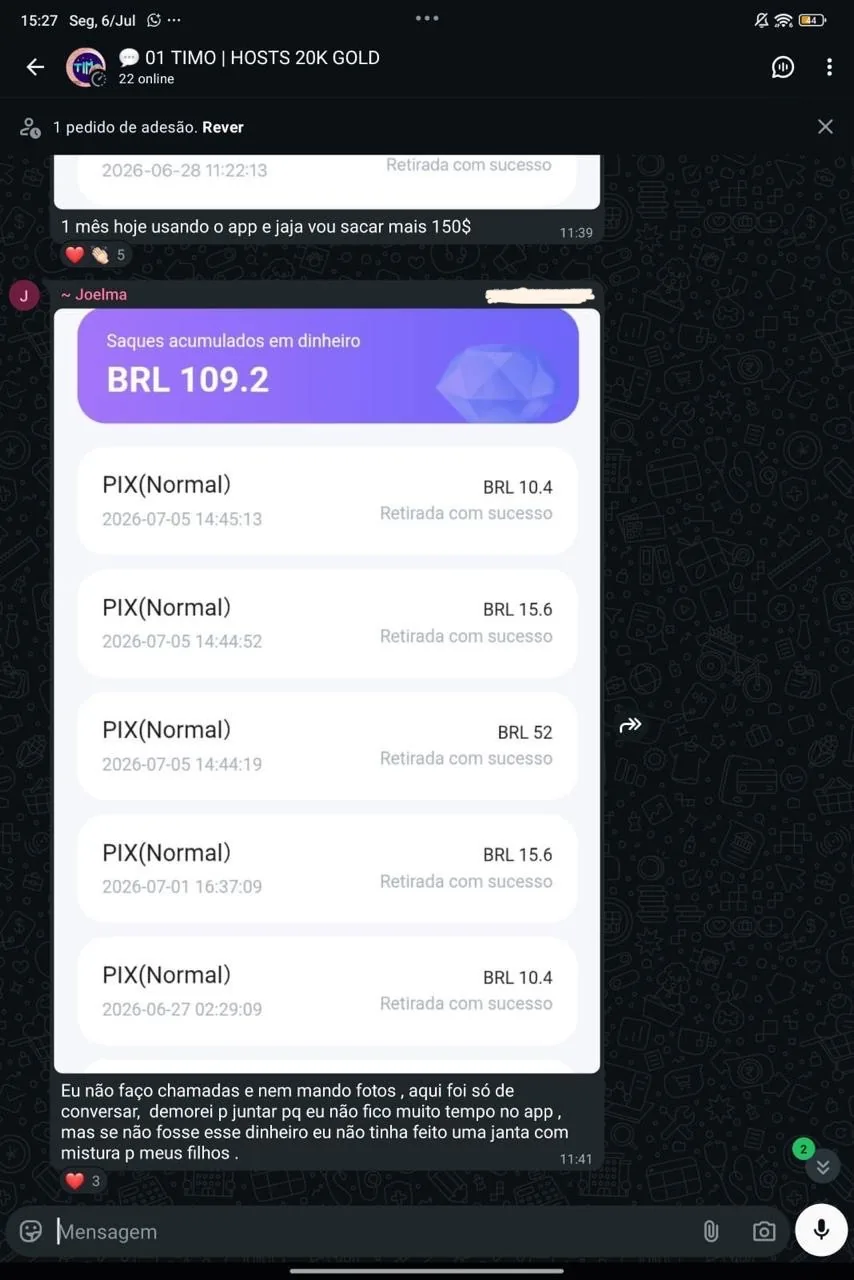 R$ 109 só conversando, sem chamadas